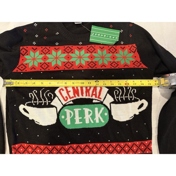 Friends Central Perk Christmas Holiday Ugly Sweater NEW - Picture 4 of 5